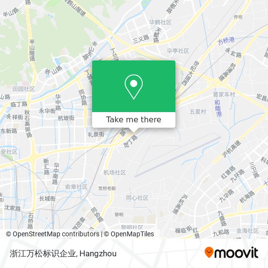 浙江万松标识企业 map