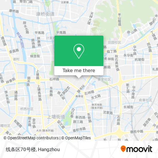 线条区70号楼 map