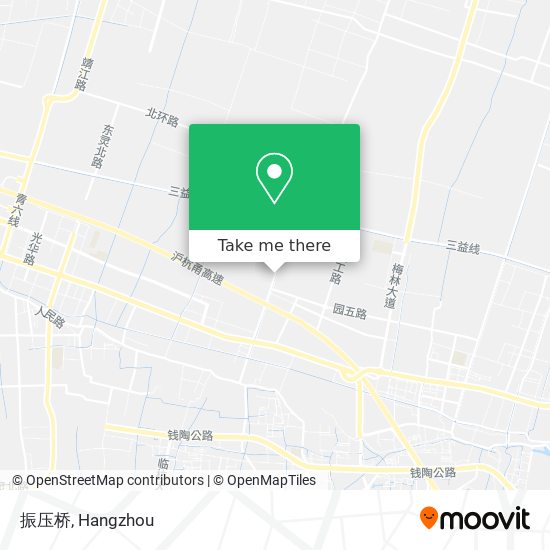 振压桥 map