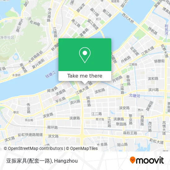 亚振家具(配套一路) map
