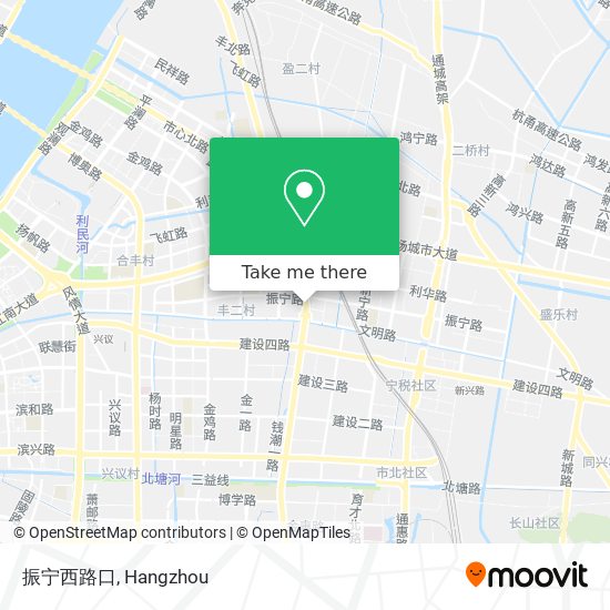 振宁西路口 map
