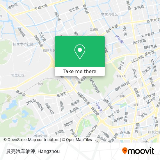 晨亮汽车油漆 map