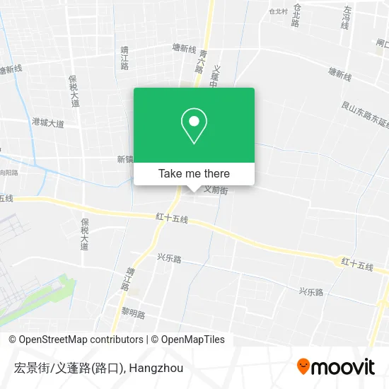 宏景街/义蓬路(路口) map