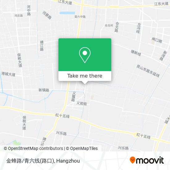 金蜂路/青六线(路口) map
