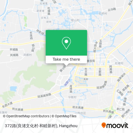 372路(良渚文化村-和睦新村) map