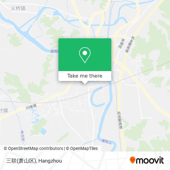 三联(萧山区) map