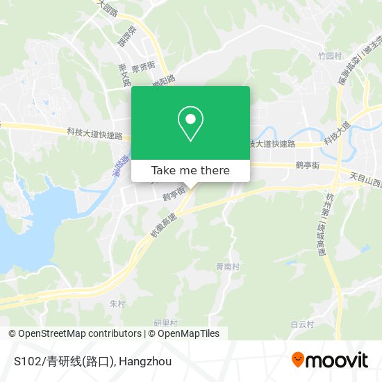 S102/青研线(路口) map