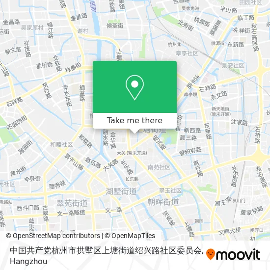 中国共产党杭州市拱墅区上塘街道绍兴路社区委员会 map