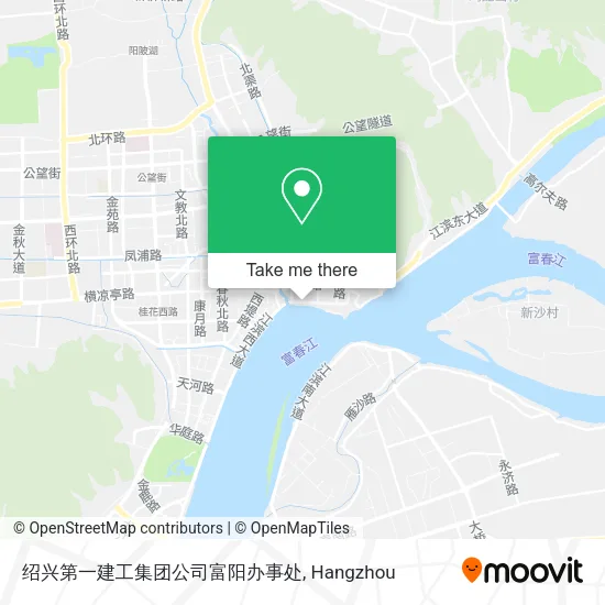 绍兴第一建工集团公司富阳办事处 map