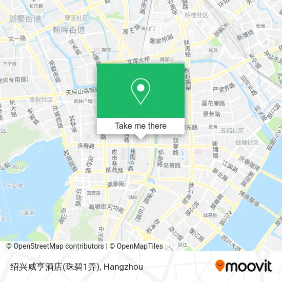 绍兴咸亨酒店(珠碧1弄) map