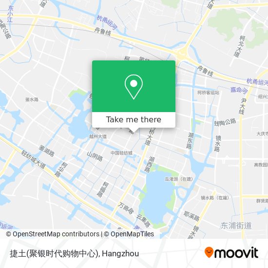 捷土(聚银时代购物中心) map