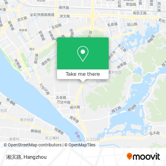 湘滨路 map