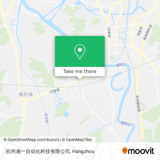 杭州湘一自动化科技有限公司 map