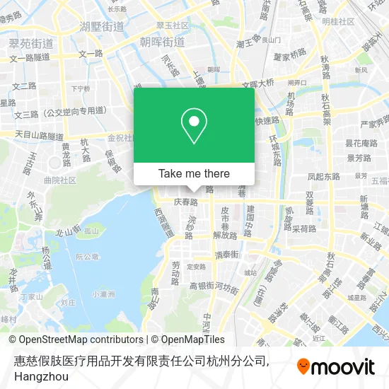惠慈假肢医疗用品开发有限责任公司杭州分公司 map