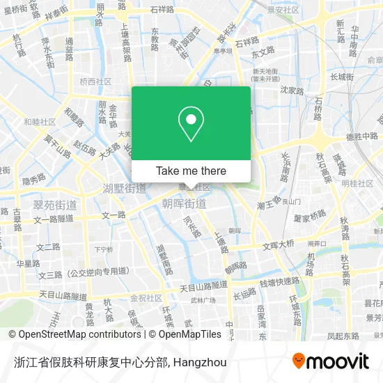 浙江省假肢科研康复中心分部 map