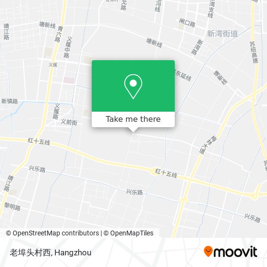 老埠头村西 map