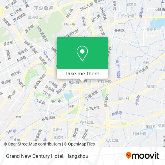Grand New Century Hotel map