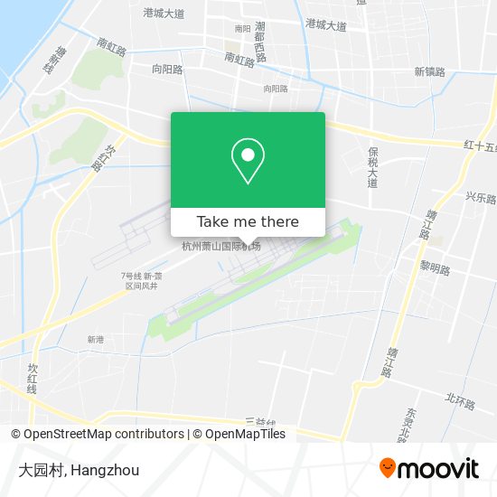 大园村 map