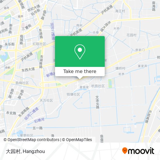 大园村 map