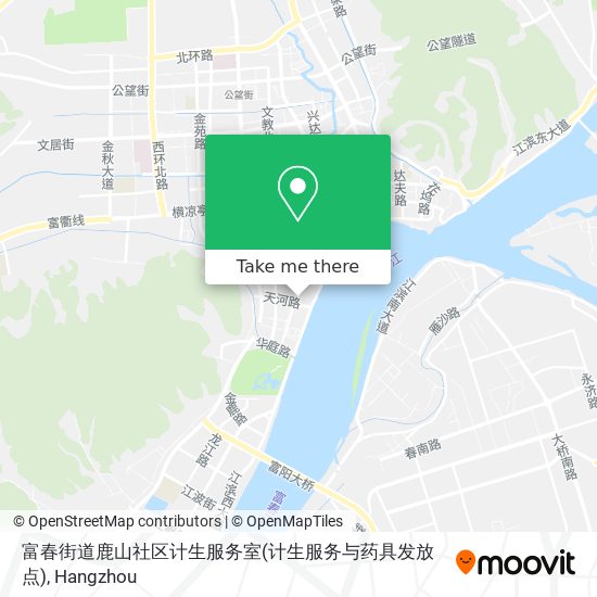 富春街道鹿山社区计生服务室(计生服务与药具发放点) map