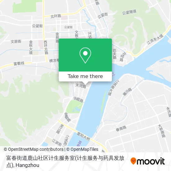 富春街道鹿山社区计生服务室(计生服务与药具发放点) map