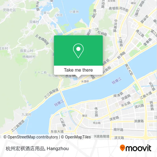 杭州宏祺酒店用品 map