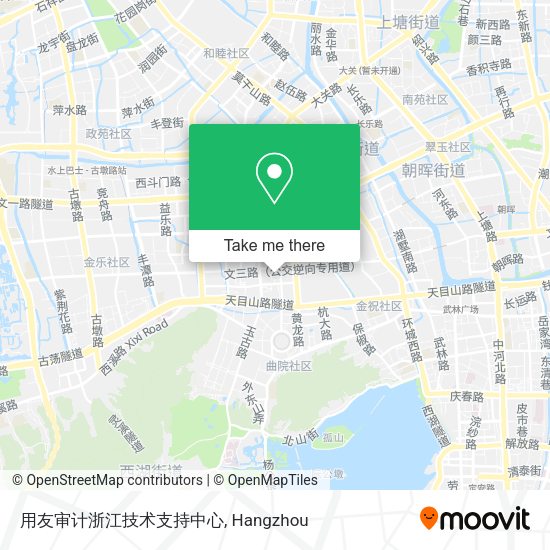 用友审计浙江技术支持中心 map