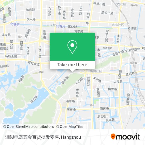 湘湖电器五金百货批发零售 map