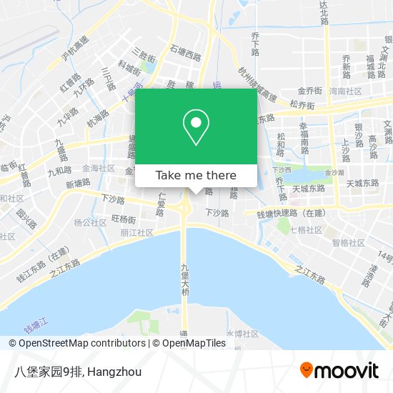 八堡家园9排 map