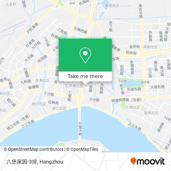 八堡家园-3排 map