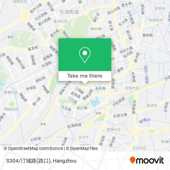 S304/汀城路(路口) map