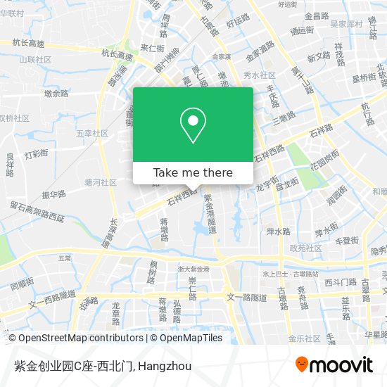 紫金创业园C座-西北门 map