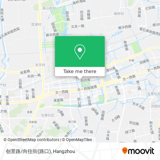 创景路/向往街(路口) map