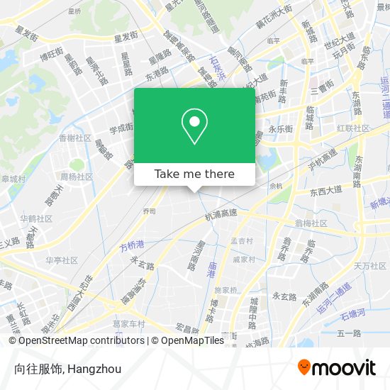 向往服饰 map