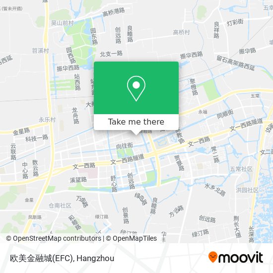 欧美金融城(EFC) map