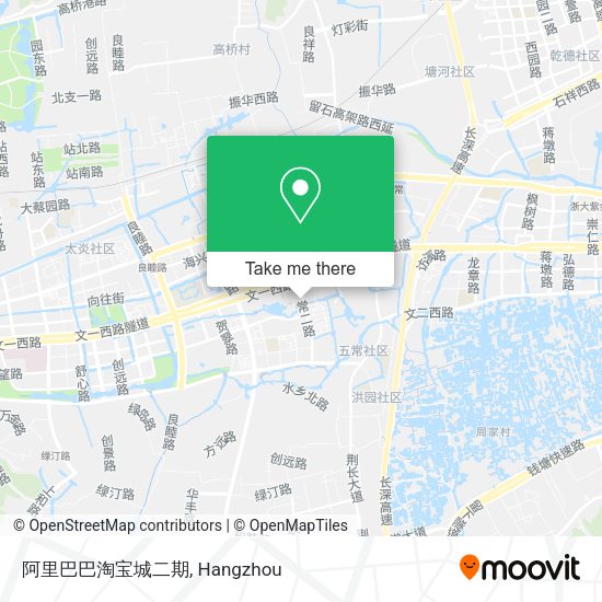 阿里巴巴淘宝城二期 map