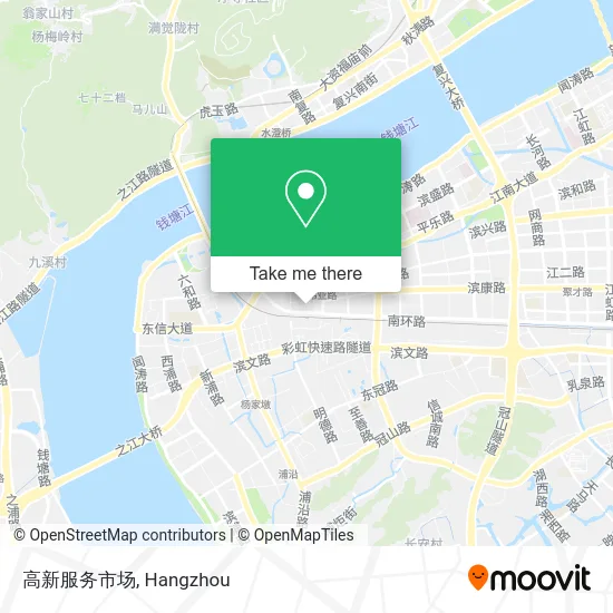高新服务市场 map