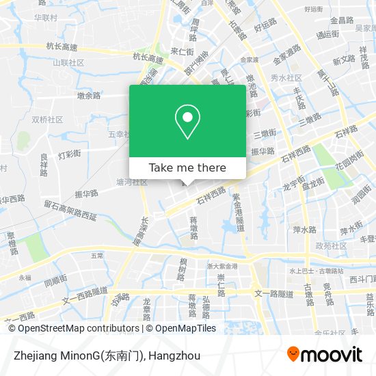 Zhejiang MinonG(东南门) map