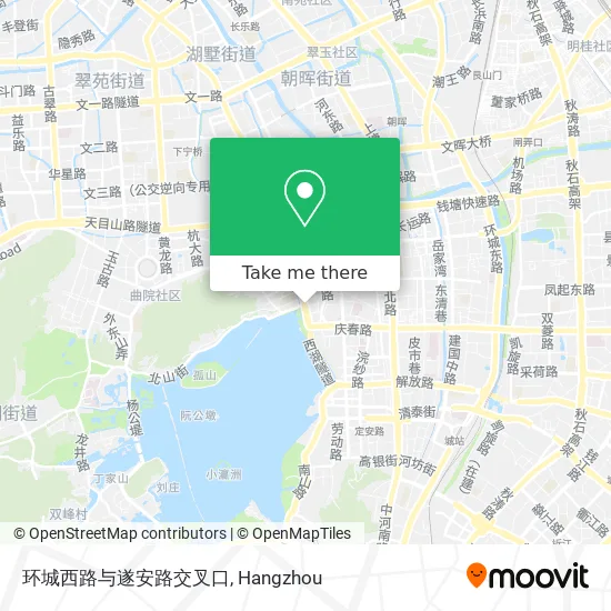 环城西路与遂安路交叉口 map