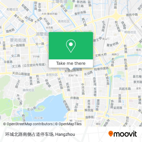 环城北路南侧占道停车场 map