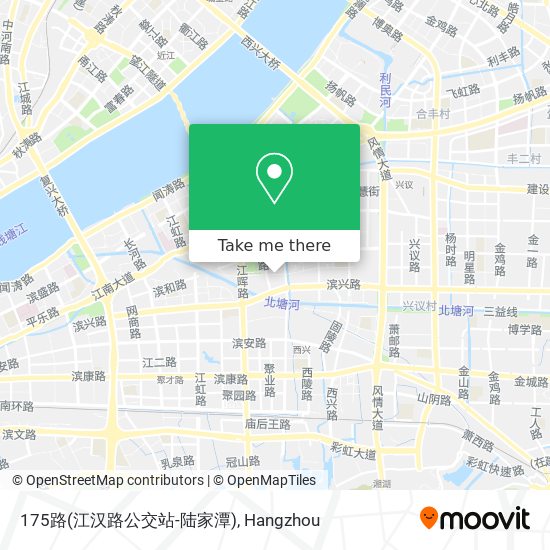 175路(江汉路公交站-陆家潭) map
