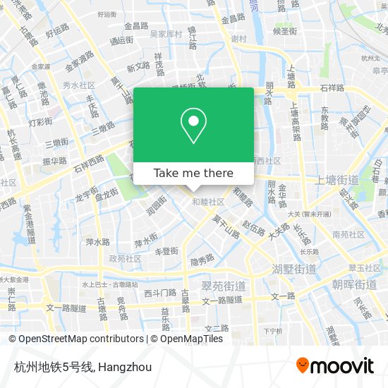 杭州地铁5号线 map
