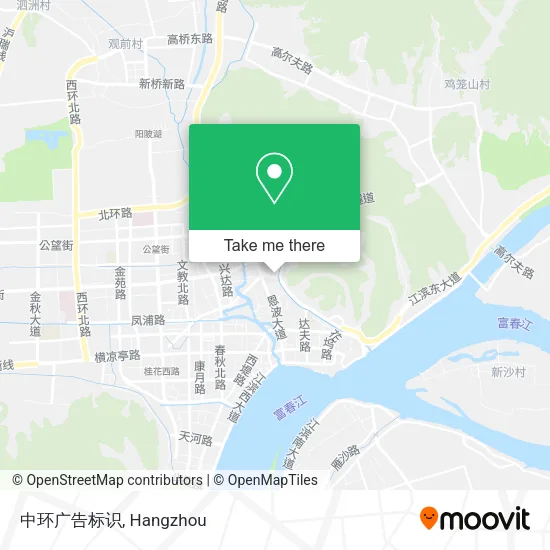 中环广告标识 map