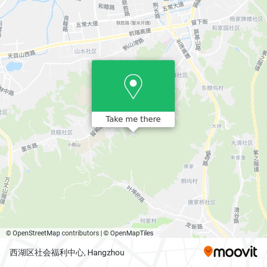 西湖区社会福利中心 map