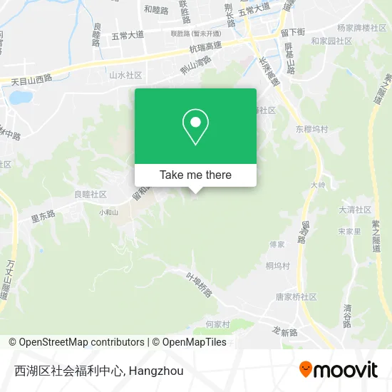 西湖区社会福利中心 map