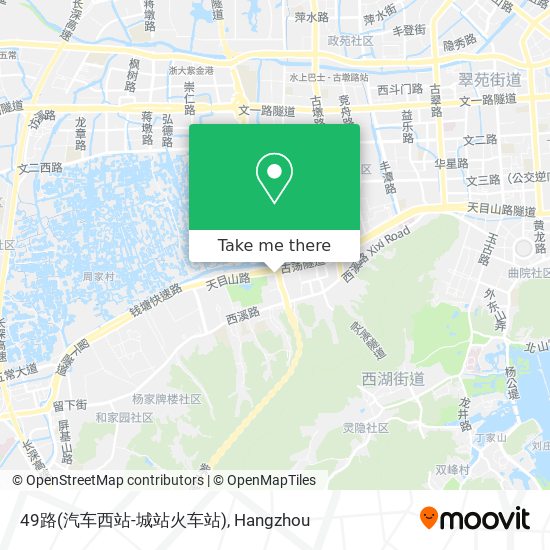 49路(汽车西站-城站火车站) map