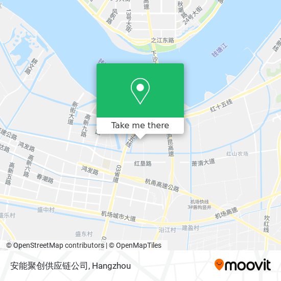 安能聚创供应链公司 map