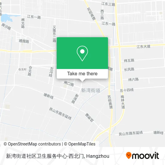 新湾街道社区卫生服务中心-西北门 map