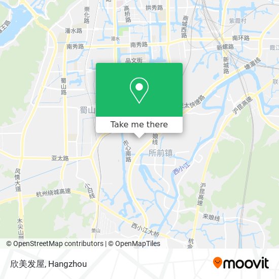 欣美发屋 map