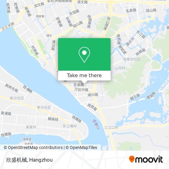 欣盛机械 map